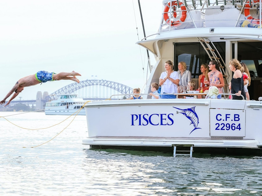 Family on Boat Sydney