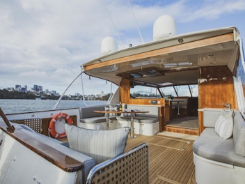 private yacht dinner sydney