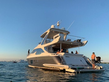 birthday party on a private yacht