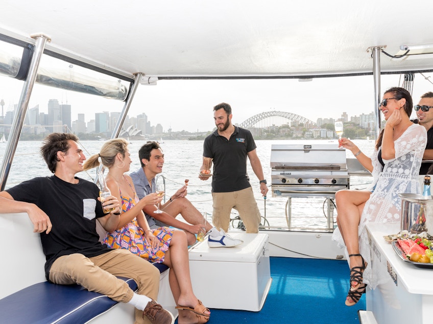 Sydney Harbour boat hire Nevaeh