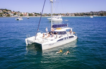 yacht in sydney harbour