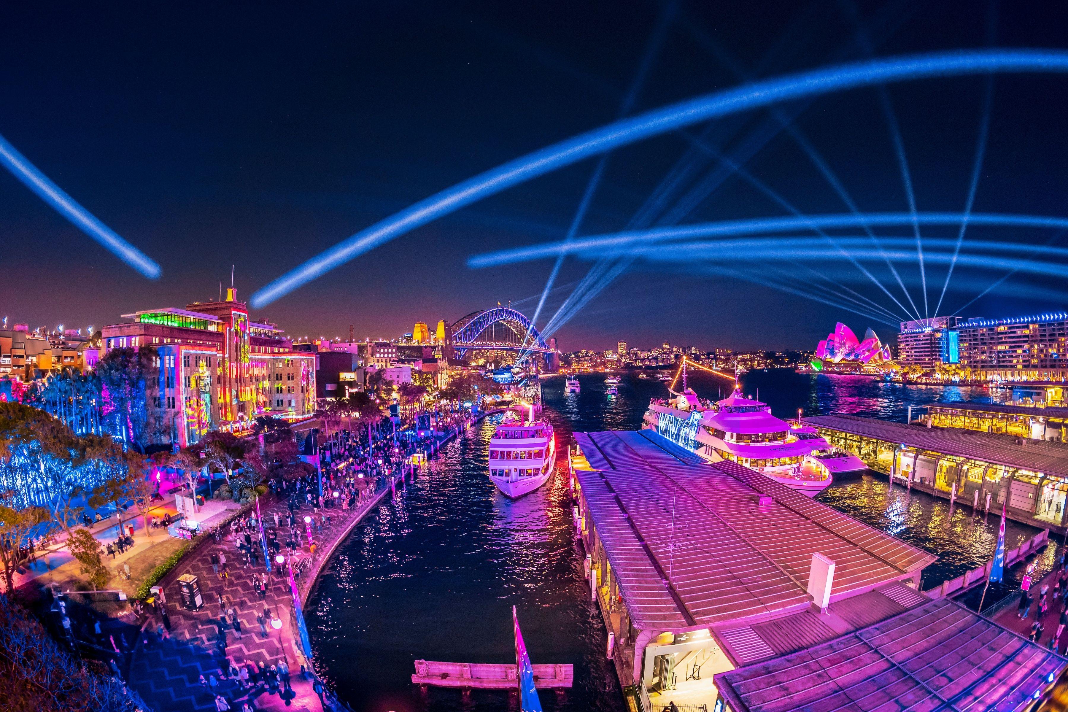 Vivid Sydney cruises 2021