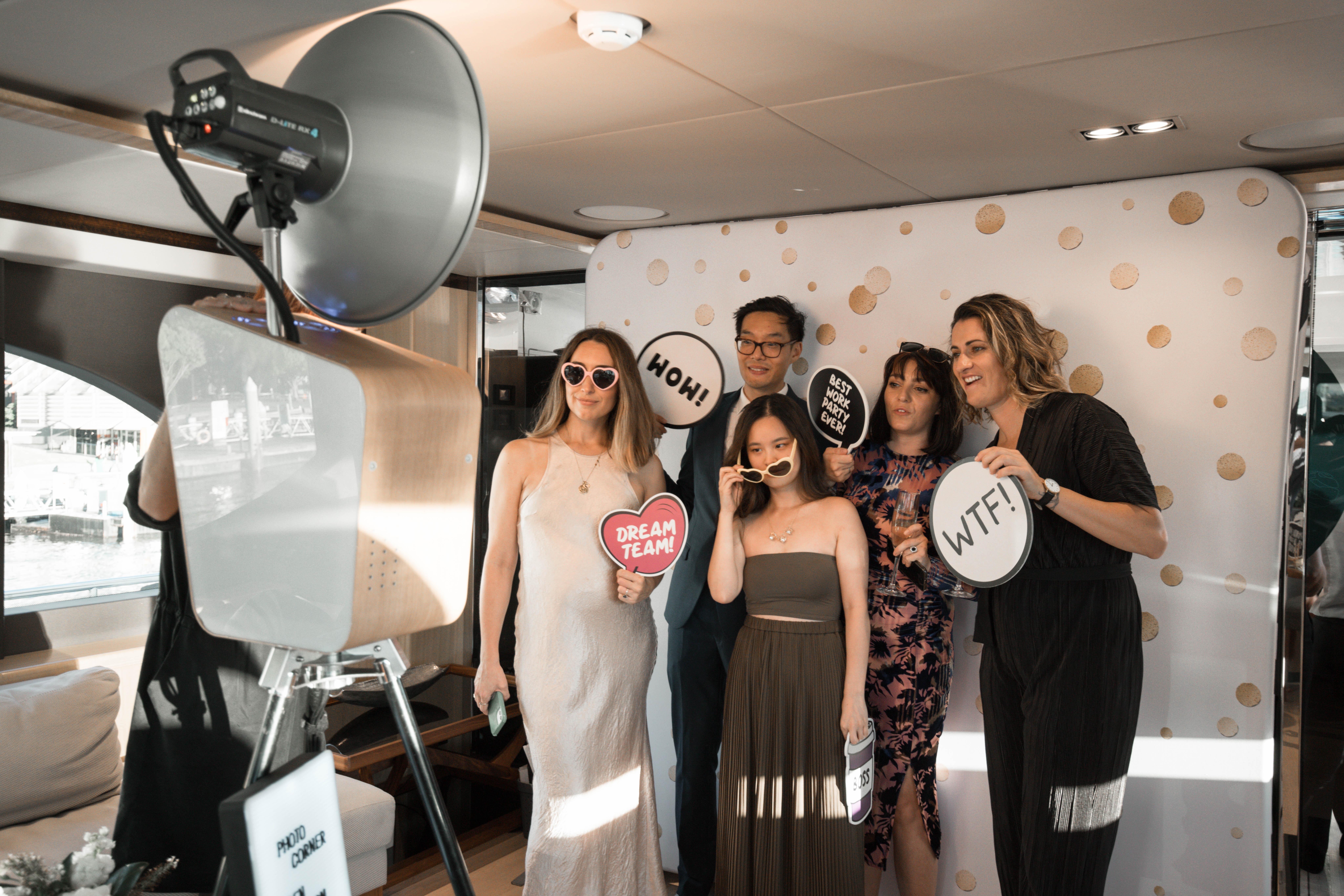 Airtasker event on One World boat with Flotespace