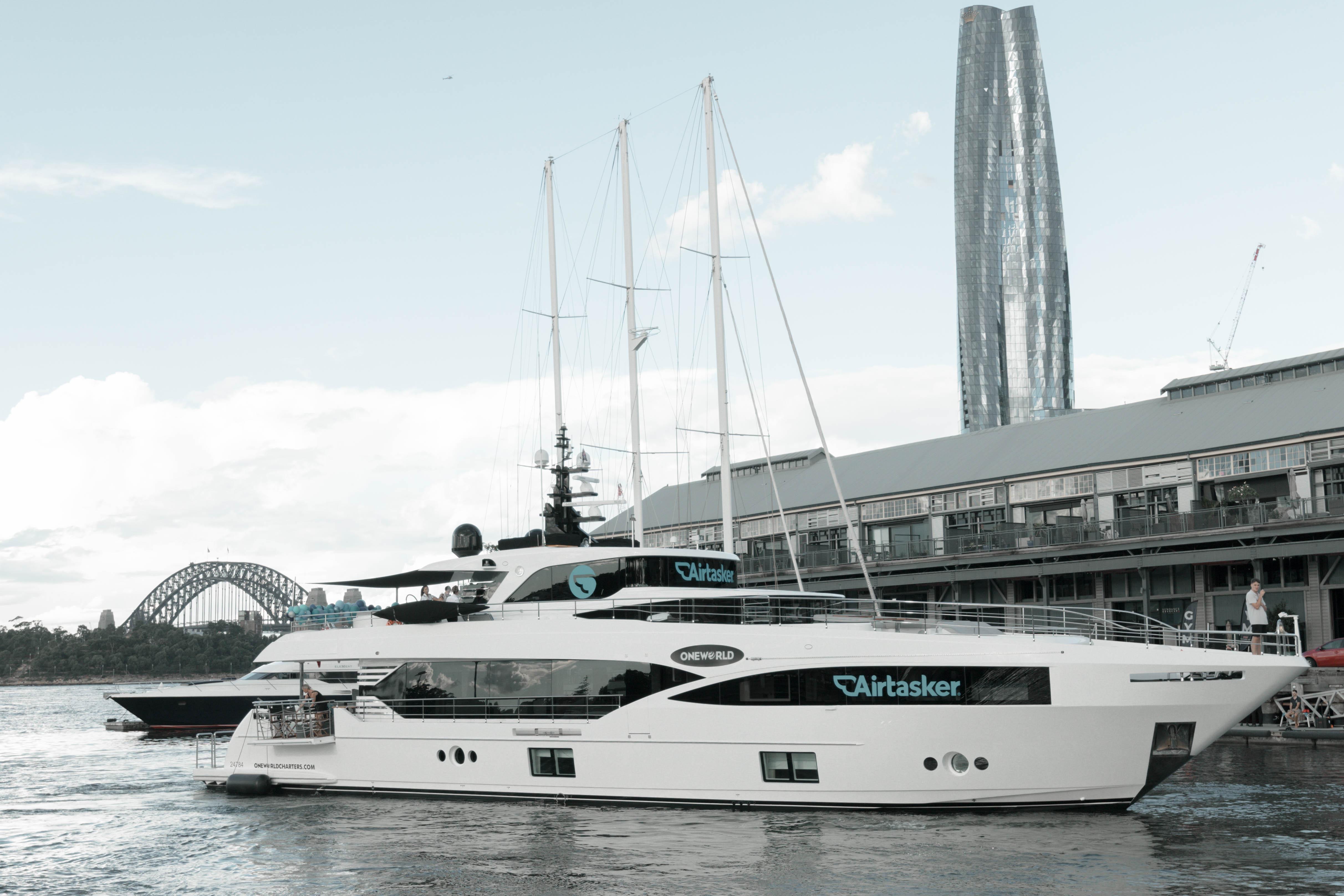 One World Sydney Harbour luxury boat hire for events
