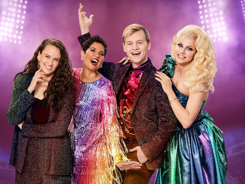 Zoë Coombs Marr Narelda Jacobs Joel Creasey and Courtney Act return to host the 2021 Sydney Gay and Lesbian Mardi Gras