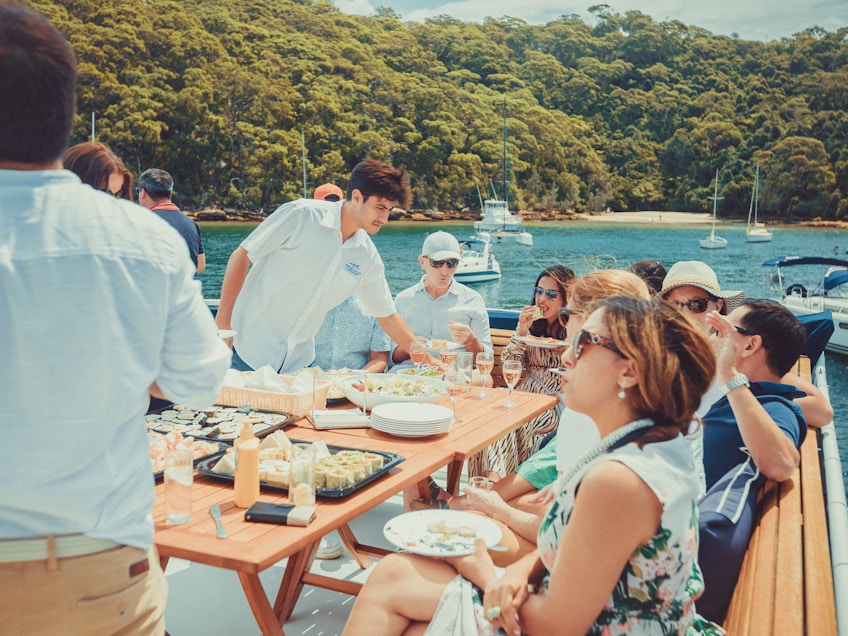 Business event boat hire Sydney