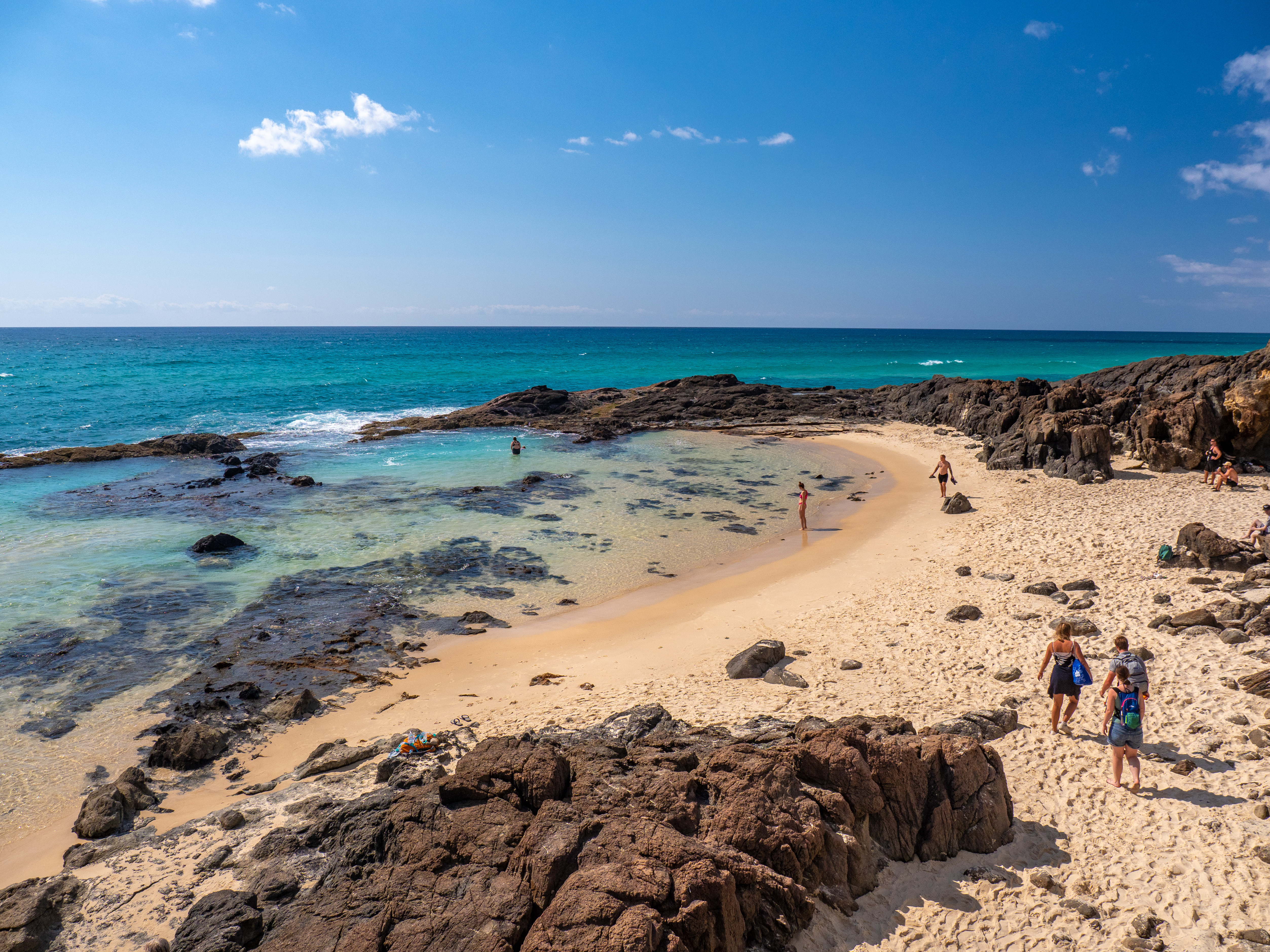 Champagne Pools on Fraser Island
